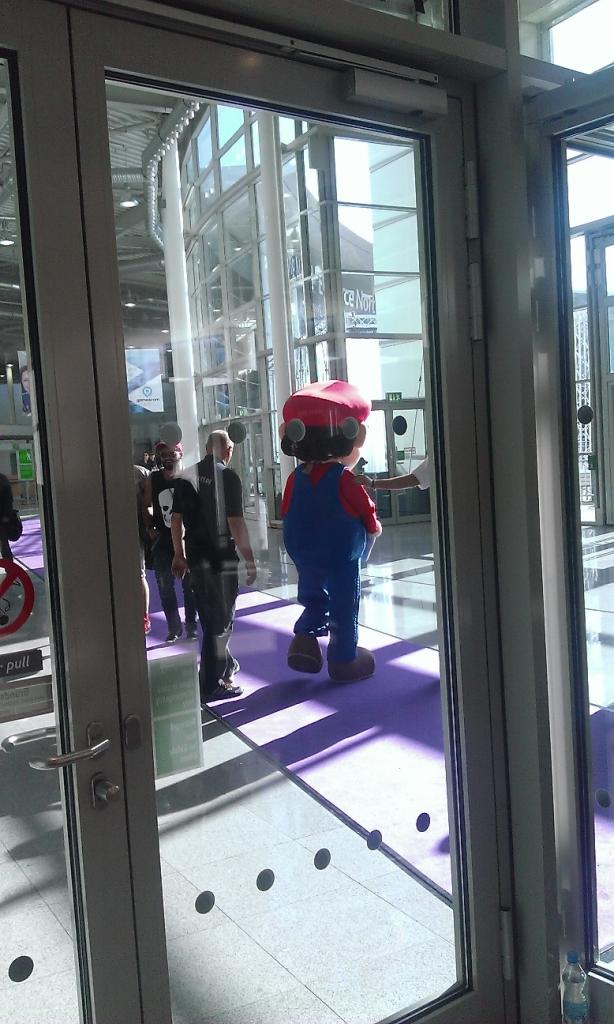 Mario était là pour nous accueillir