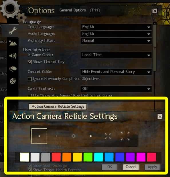 7fb121 new targeting reticle comp