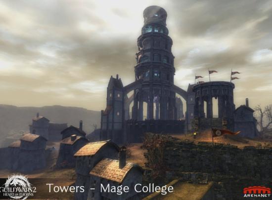 Gw2 new desert borderlands wvw map mage college tower