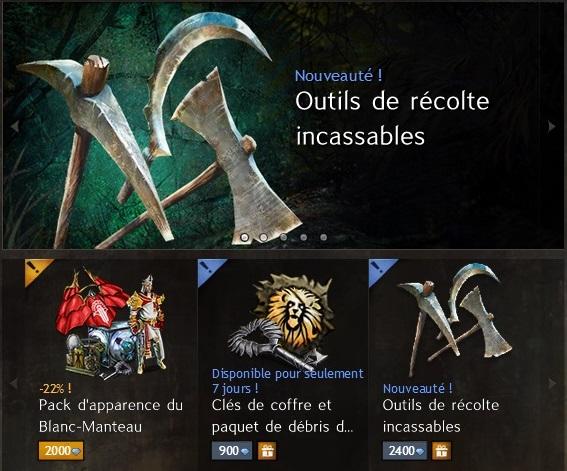 CCLN : Outils de récolte incassables