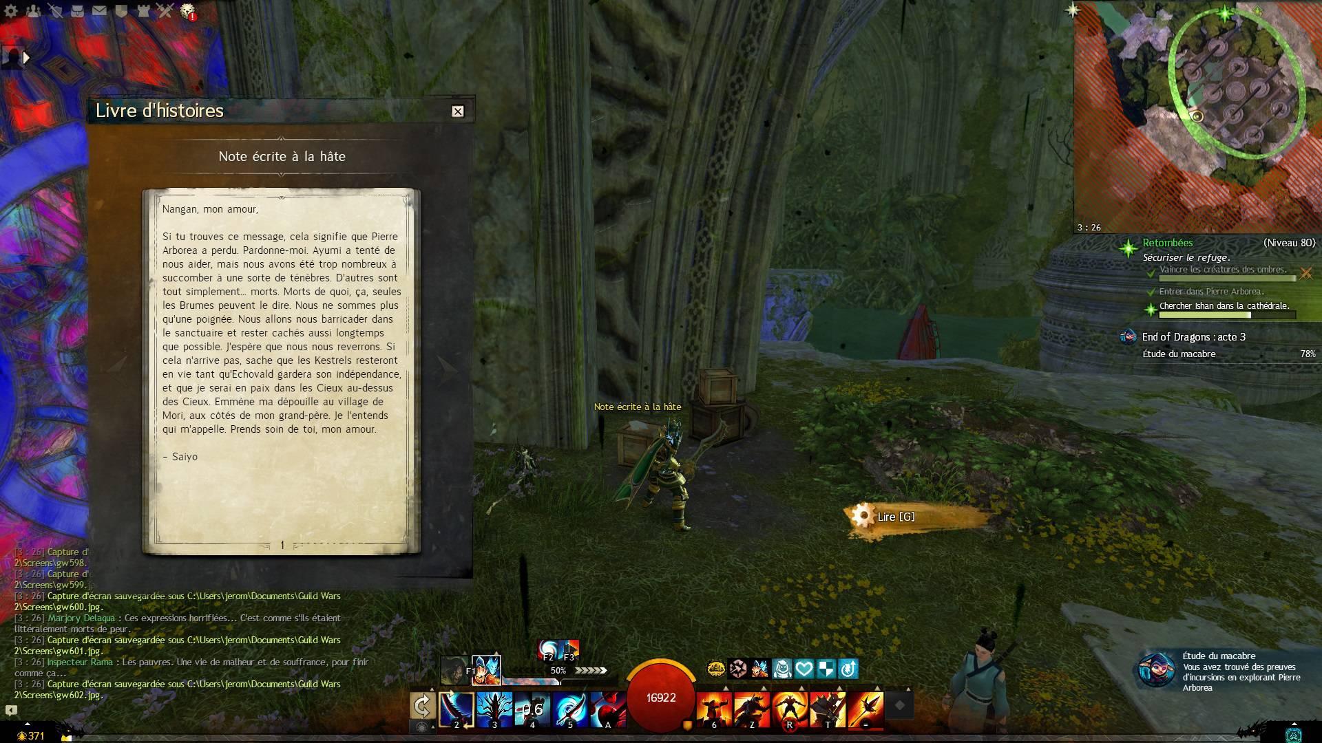 Macabre une note ecrite comp