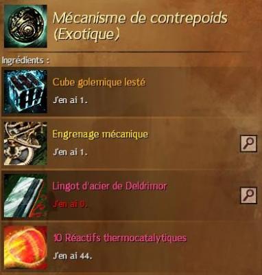 Mecanisme de contrepoids