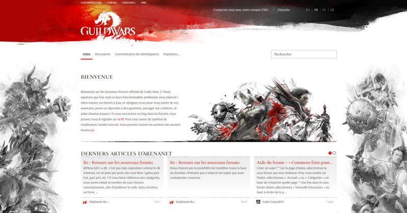 Nouveau forum de Guild Wars 2