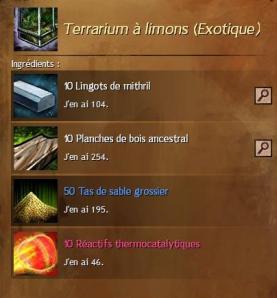 Terrarium a limons